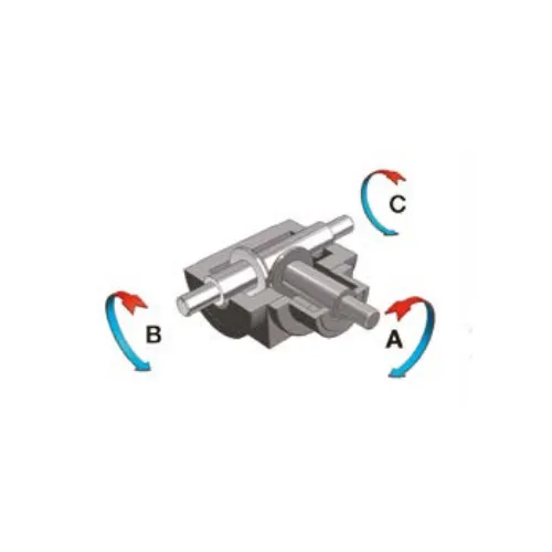 Chiaravalli-CHQ 54 TYP1 1:1 right-angle gearbox Chiaravalli